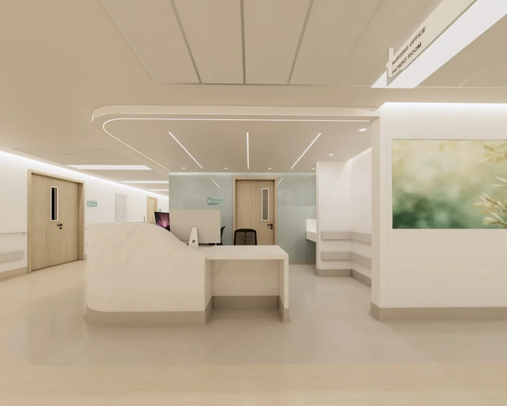 hospital reception